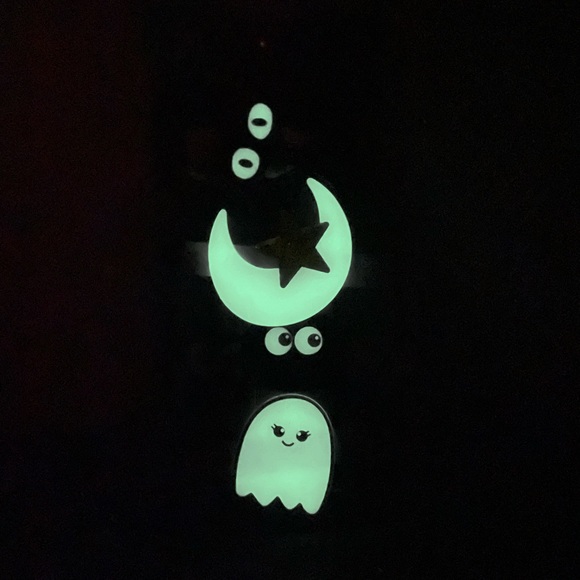 Halloween piper k glow in the dark hair clips-NEW - Picture 9 of 11